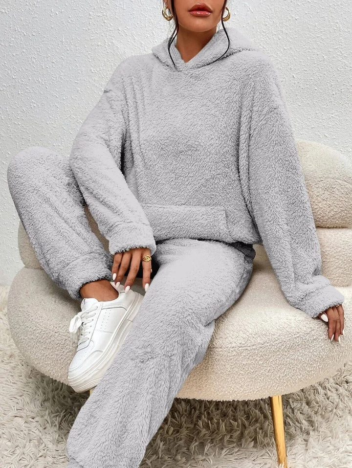Knitted Suit Women | Turtleneck & Wide Leg