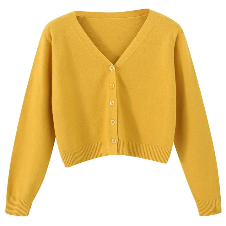 Knitted Sweater for Women | V-Neck & Relaxed Fit