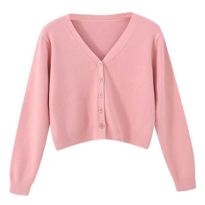 Knitted Sweater for Women | V-Neck & Relaxed Fit