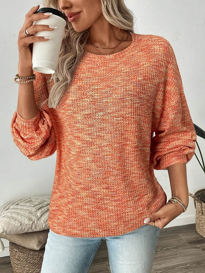 Strickpullover Damen | Waffelstrick & Lockere Passform