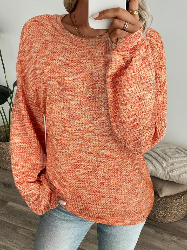 Strickpullover Damen | Waffelstrick & Lockere Passform