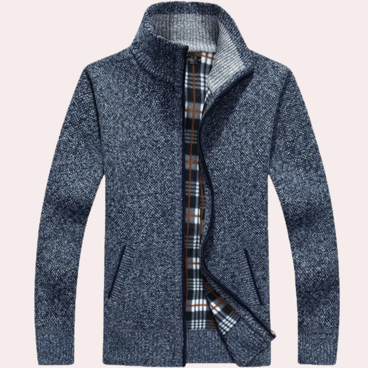 Knitted Vest for Women With Zipper & Warm, view 5 - Elena Harper