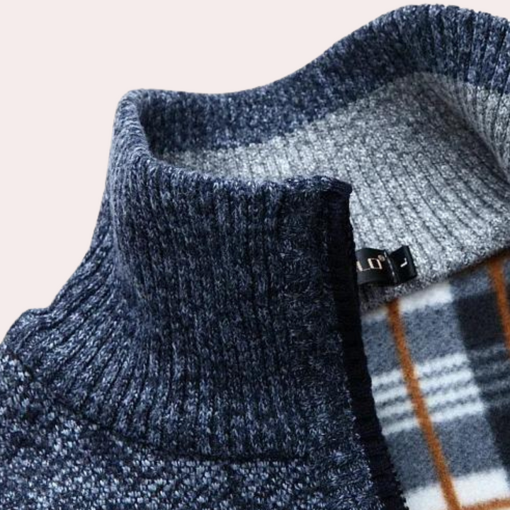 Knitted Vest for Women With Zipper & Warm, view 7 - Elena Harper