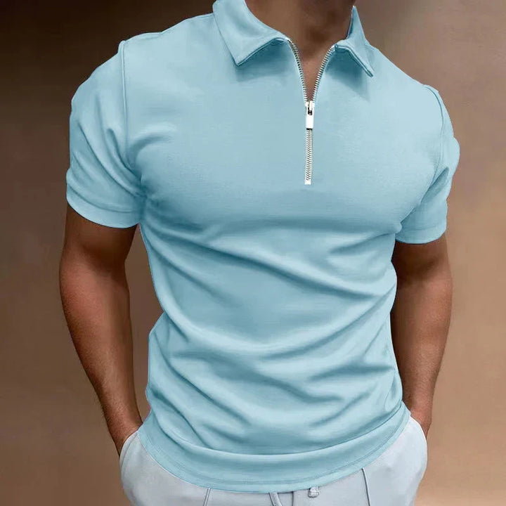 Men's Half-Zip Polo | Comfortable and Modern
