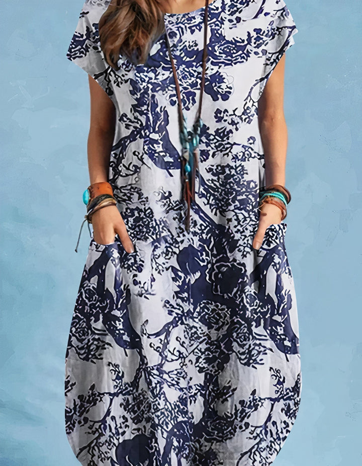 TYRI - Vintage Style Midi Dress