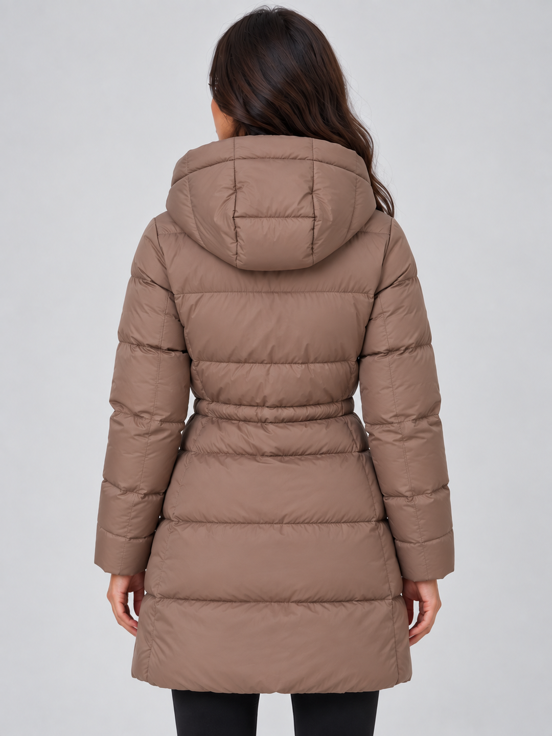 Women’s Longline Hooded Puffer Coat
