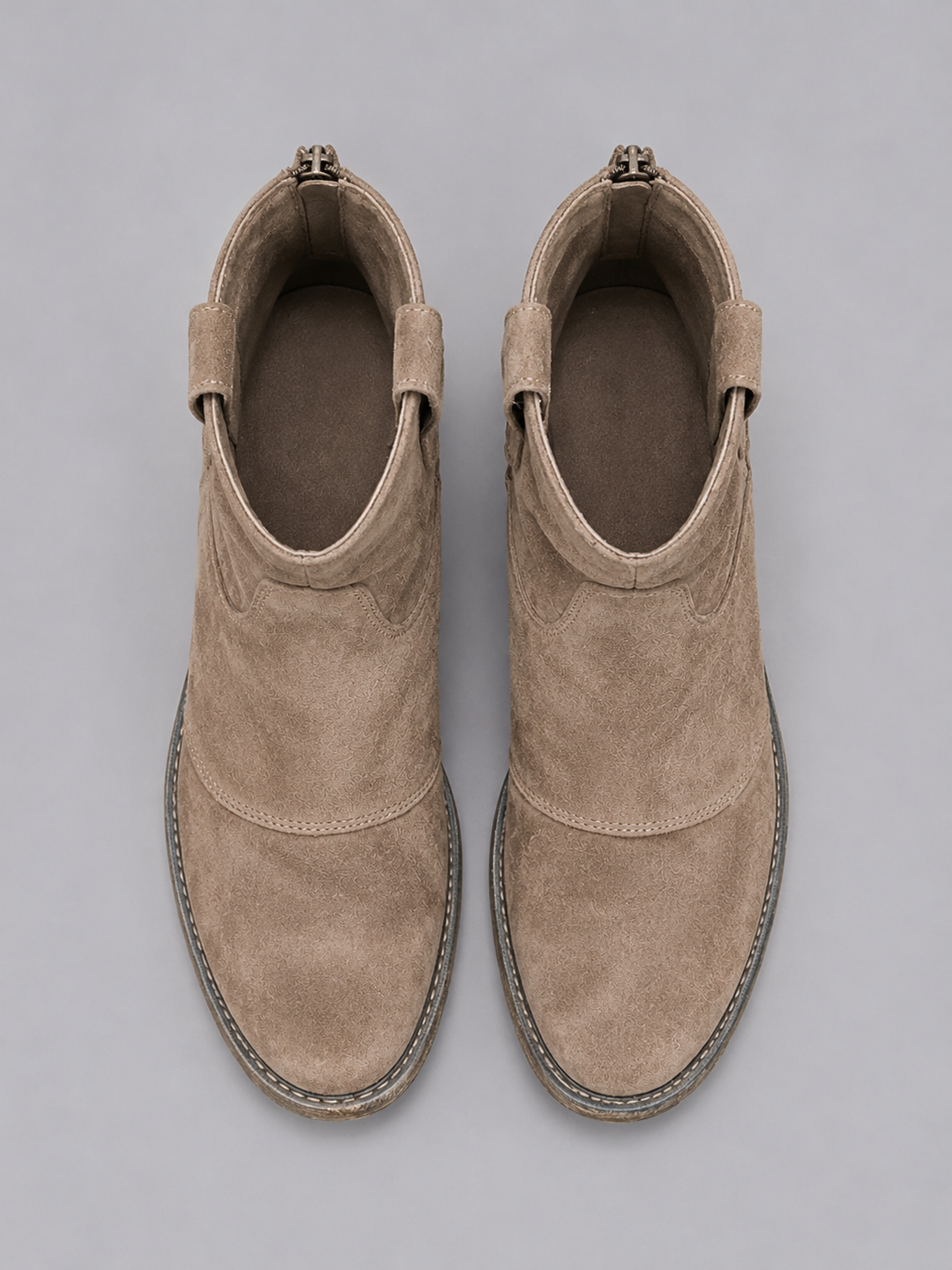 Women’s Suede Look Cowboy Ankle Boots