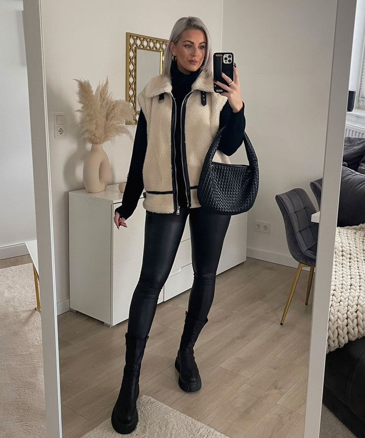 Amaya Timeless Women's Vest in Modern Style, view 8 - Elena Harper