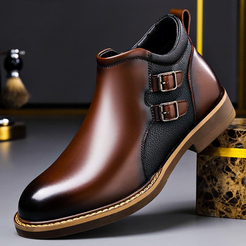 Oliver | Exclusive and Stylish Men's Leather Boots for Winter