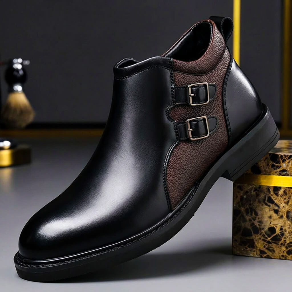 Oliver | Exclusive and Stylish Men's Leather Boots for Winter