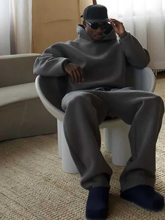 Men's Premium Comfort Hoodie & Oversized Sweatpants Set