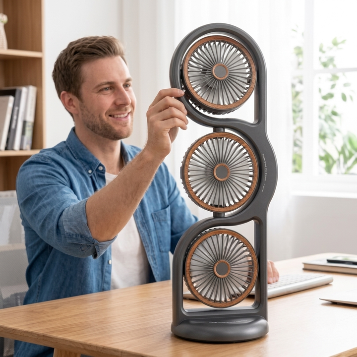 3-Speed Portable Cooling Fan - Elena Harper