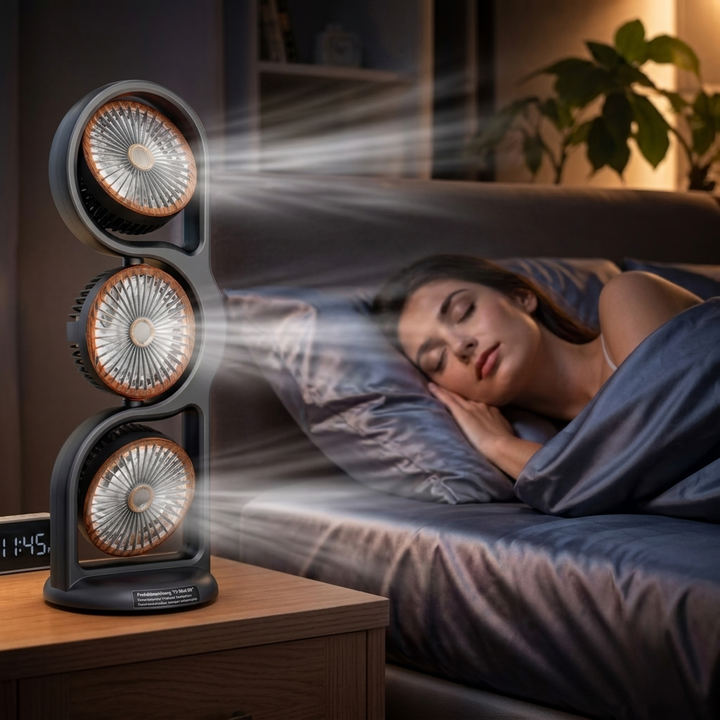 3-Speed Portable Cooling Fan - Elena Harper