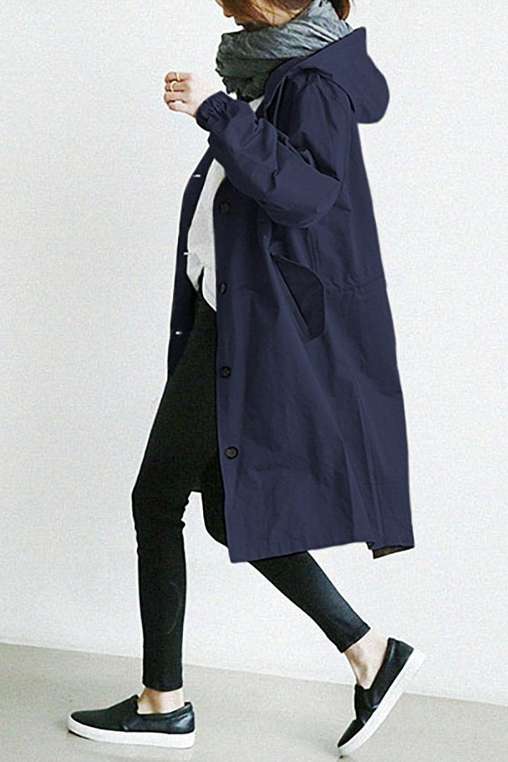 Women's Trench Coat | Waterproof & Hood