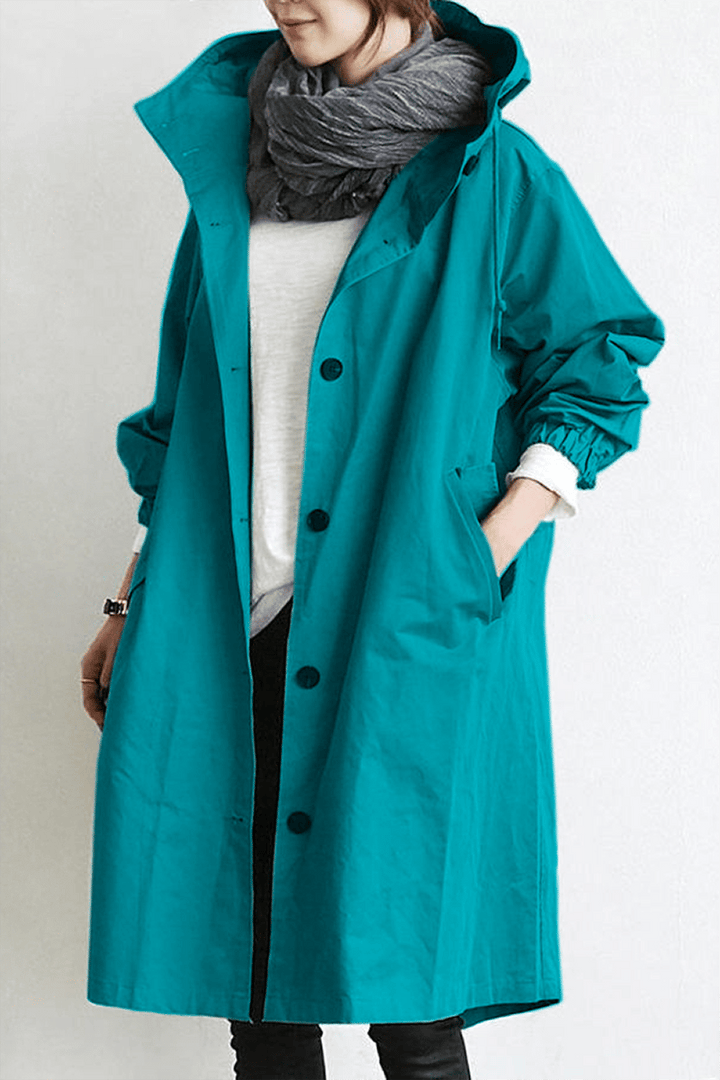Women's Trench Coat | Waterproof & Hood