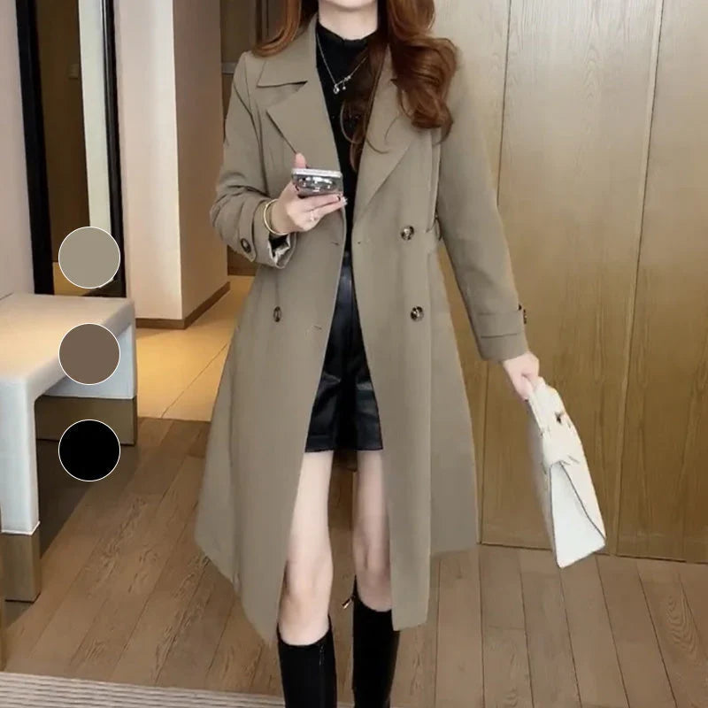 Women's Trench Coat | Timeless Elegance & Warm Comfort