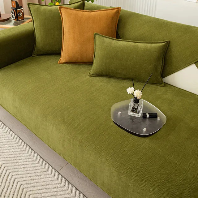 Pet-Friendly Sofa Cover with Non-Slip Bottom - Scratch Resistant & Stain-Proof