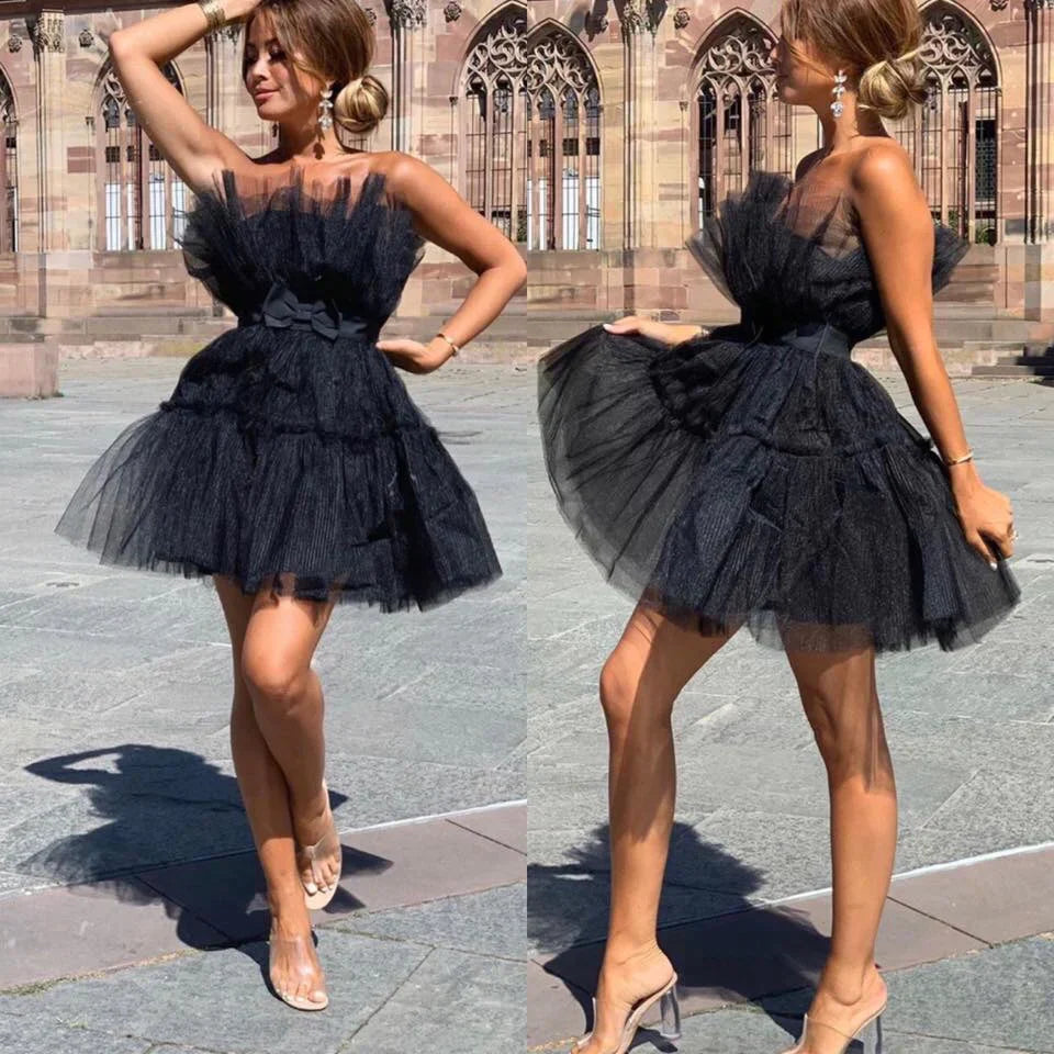 Ladies Tulle Dress – Festive, Fitted, Suitable for Evening Wear