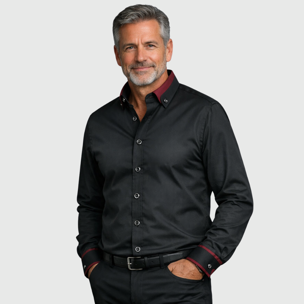 Iván Classic Long Sleeve Shirt, view 8 - Elena Harper
