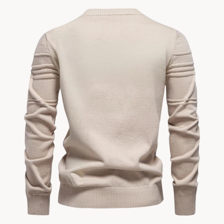 Men's Check Pattern Knitwear - Elena Harper