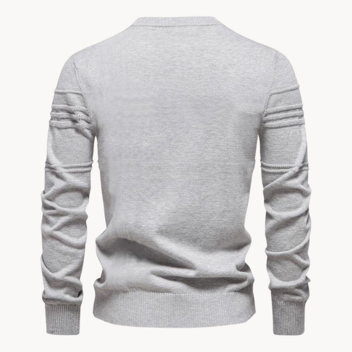 Men's Check Pattern Knitwear - Elena Harper