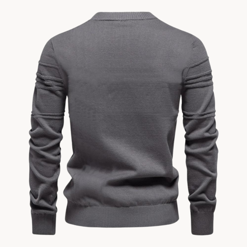 Men's Check Pattern Knitwear - Elena Harper