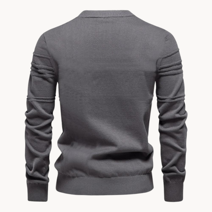 Men's Check Pattern Knitwear - Elena Harper