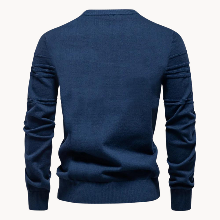 Men's Check Pattern Knitwear - Elena Harper