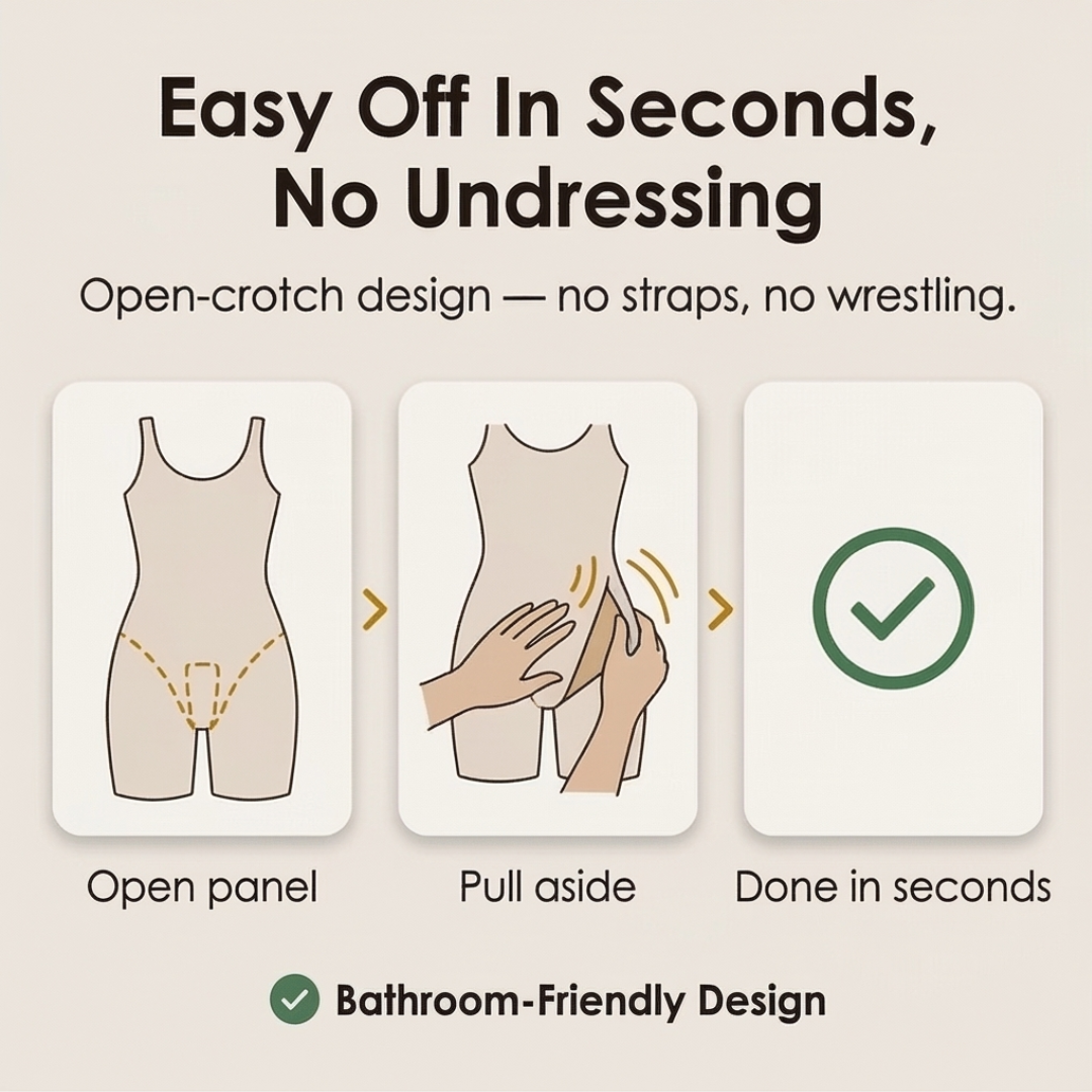Curvena Sculpting Bodysuit with Easy Off Design - Elena Harper