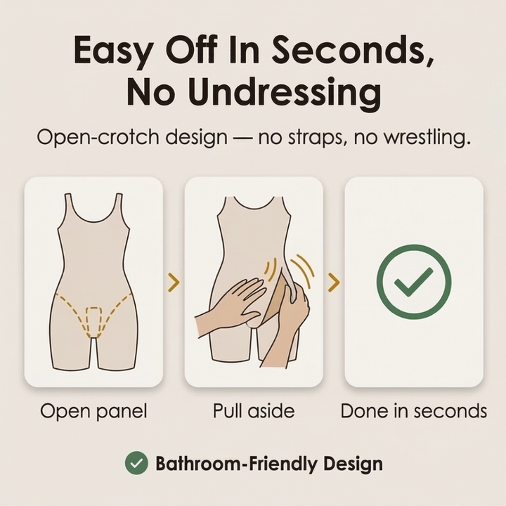 Curvena Sculpting Bodysuit with Easy Off Design - Elena Harper