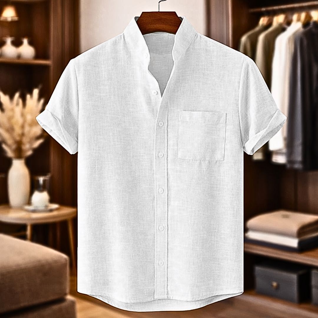 Short-sleeved Shirt for Men - Elena Harper