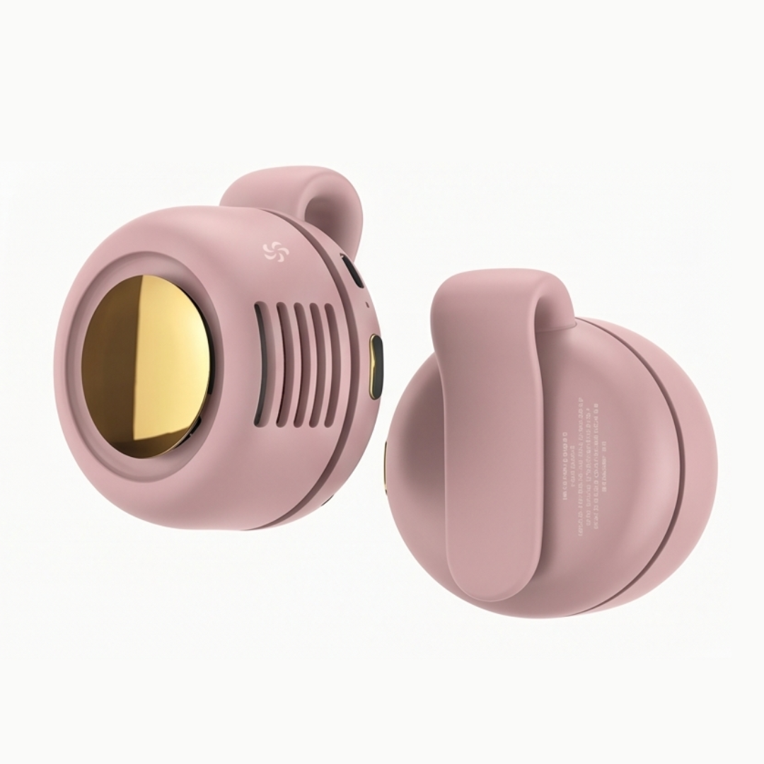 Breezly Hands-Free Clip-On Cooling Fan - Elena Harper