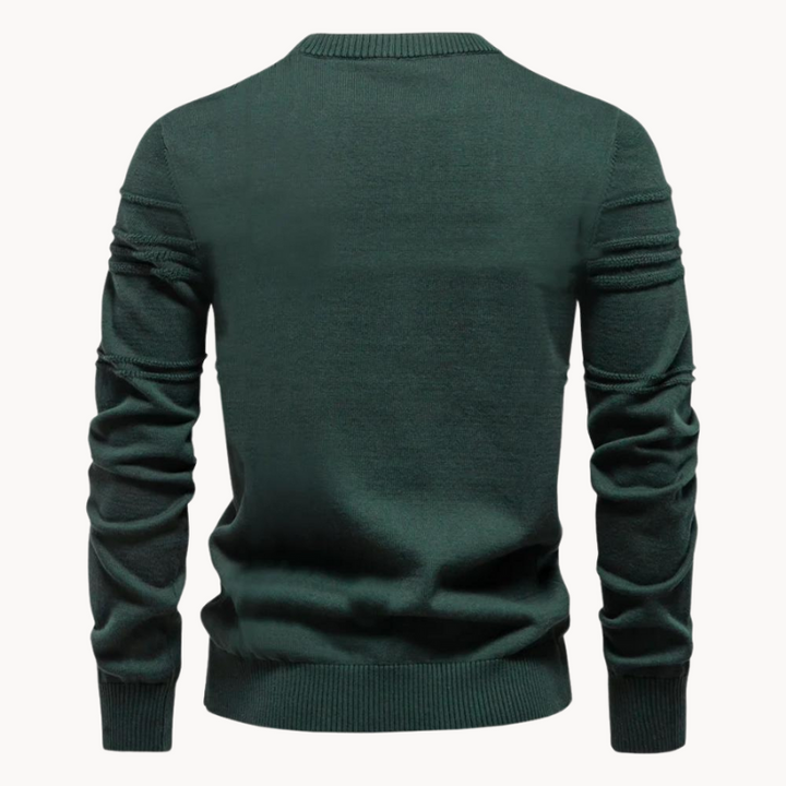 Men's Check Pattern Knitwear - Elena Harper