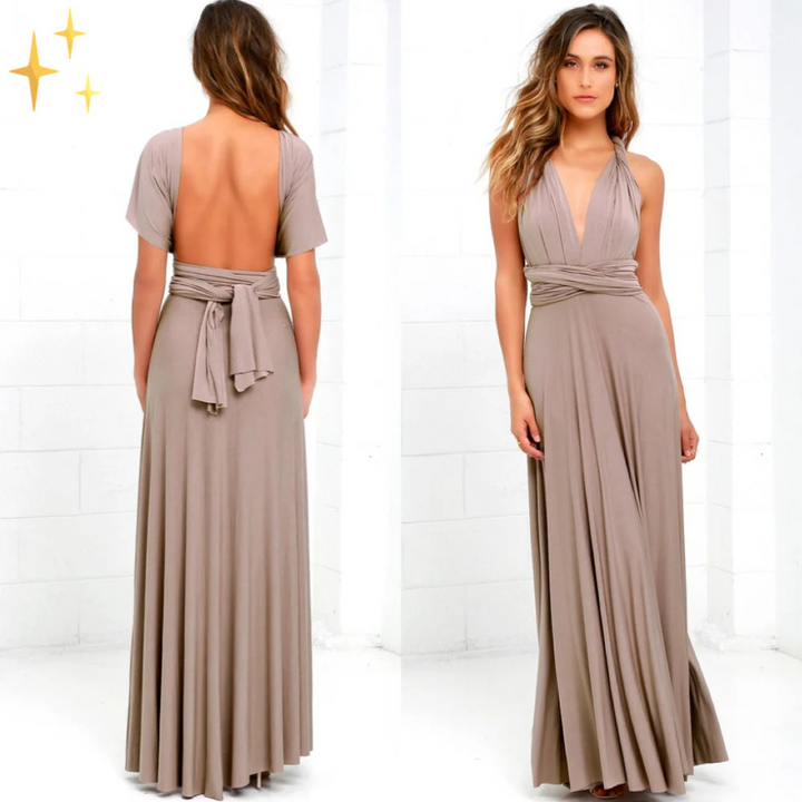 Women’s Wrap Dress, view 5 - Elena Harper