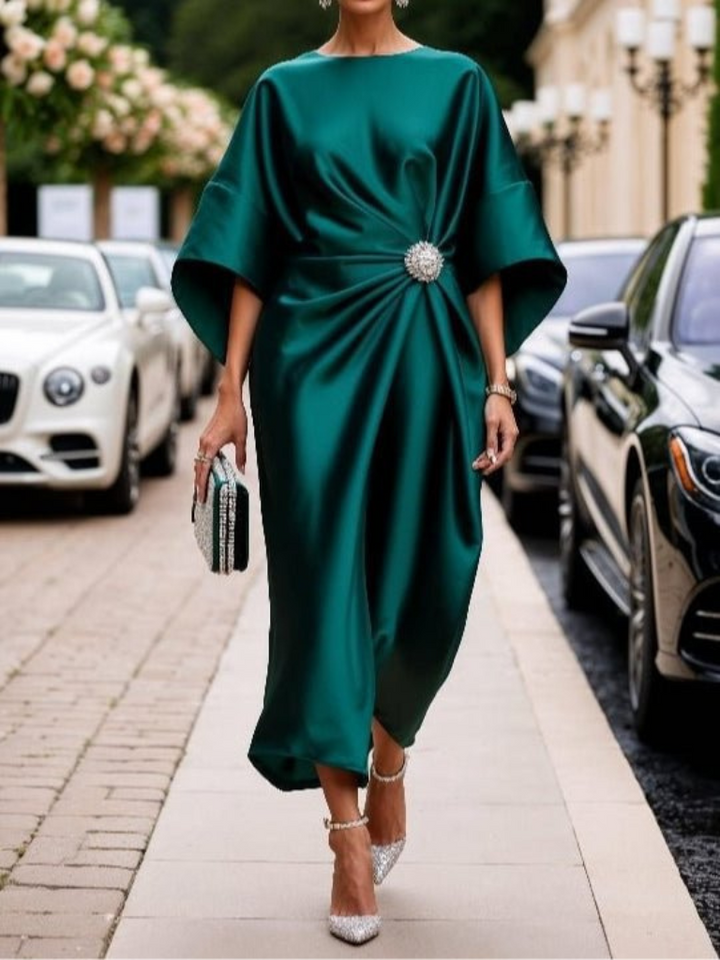 ELEGANT SATIN DRESS MARIS