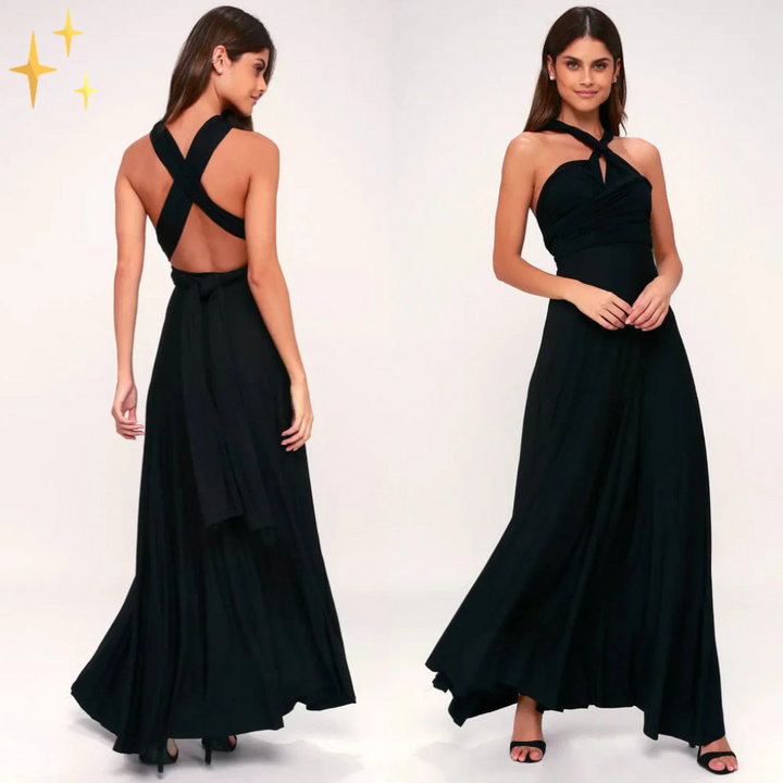 Women’s Wrap Dress, view 6 - Elena Harper