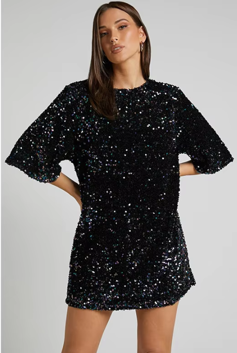 Romy – Elegant Sequin Mini Dress