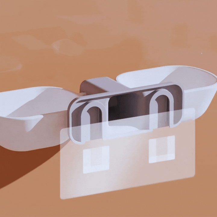 Pet Wall Mount Food & Water Bowls - Space-Saving Design