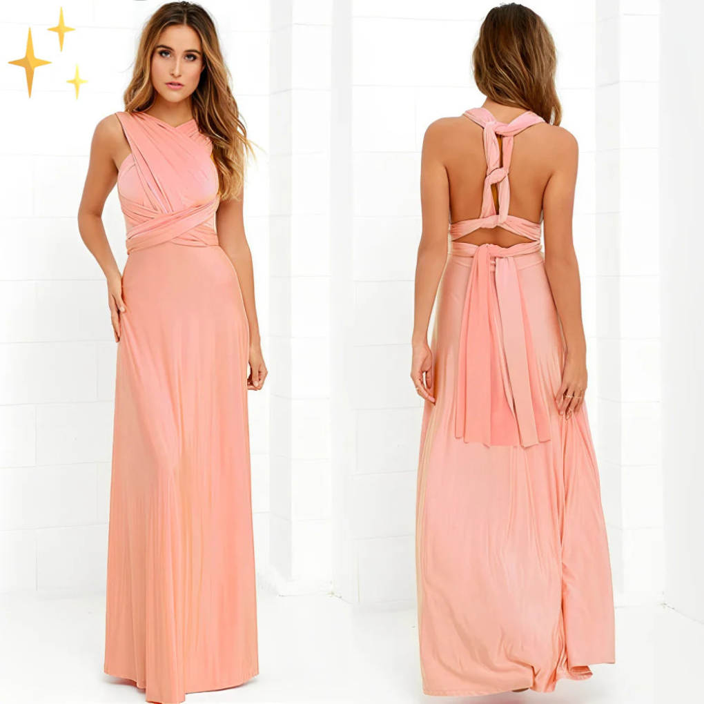 Women’s Wrap Dress, view 9 - Elena Harper
