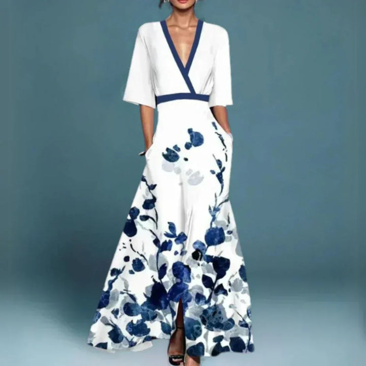 Jamie Elegant Maxi Dress, view 2 - Elena Harper