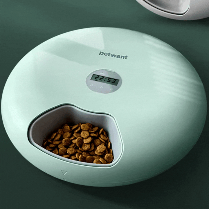Pet Digital Automatic Food Dispenser Bowl - Timed Meals