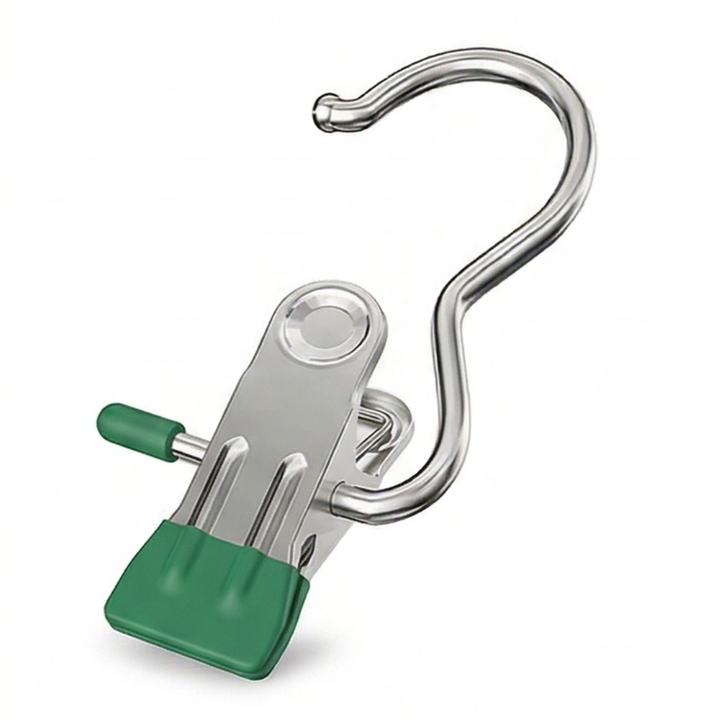 Clipvault Stainless Steel Closet Clip Hooks (20 Pack) - Elena Harper