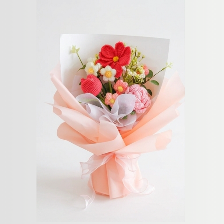 Bloomora Handmade Crochet Flower Bouquet - Elena Harper