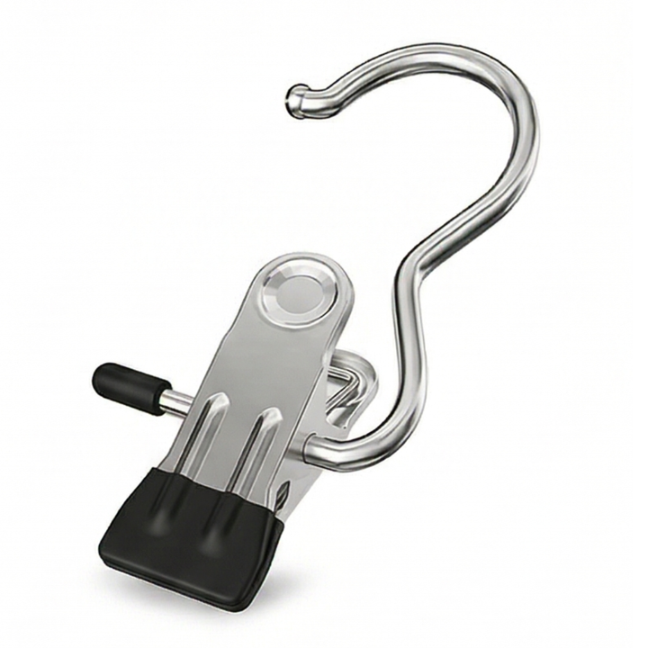 Clipvault Stainless Steel Closet Clip Hooks (20 Pack) - Elena Harper
