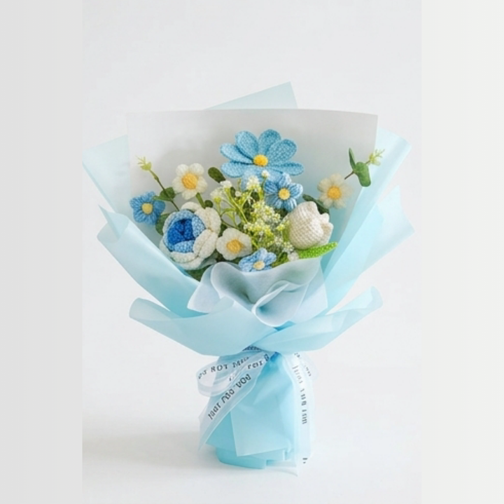 Bloomora Handmade Crochet Flower Bouquet - Elena Harper