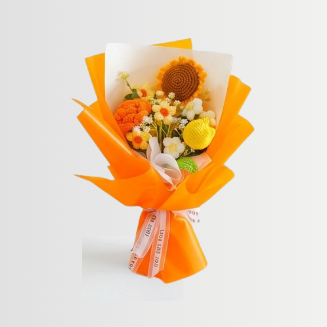 Bloomora Handmade Crochet Flower Bouquet - Elena Harper