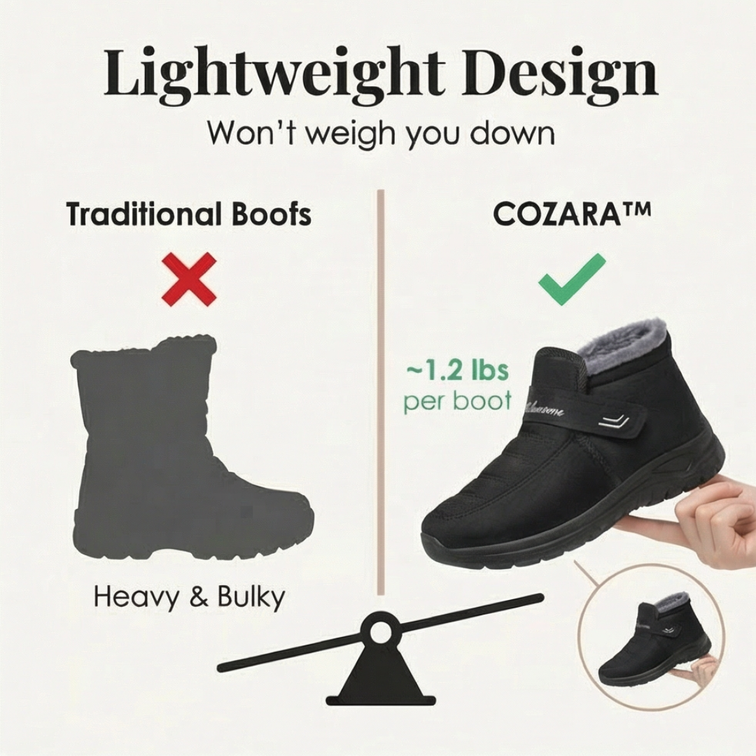 Cozara Fur Lined Slip On Winter Boots - Elena Harper