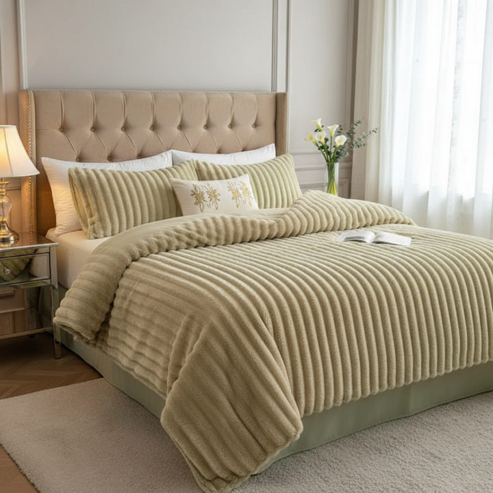 Anori Rabbit Plush Velour Duvet - Elena Harper