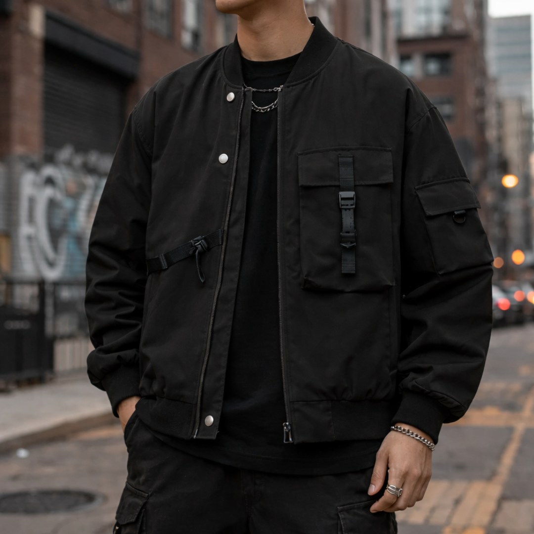 Cargo Bomber Jacket - Elena Harper