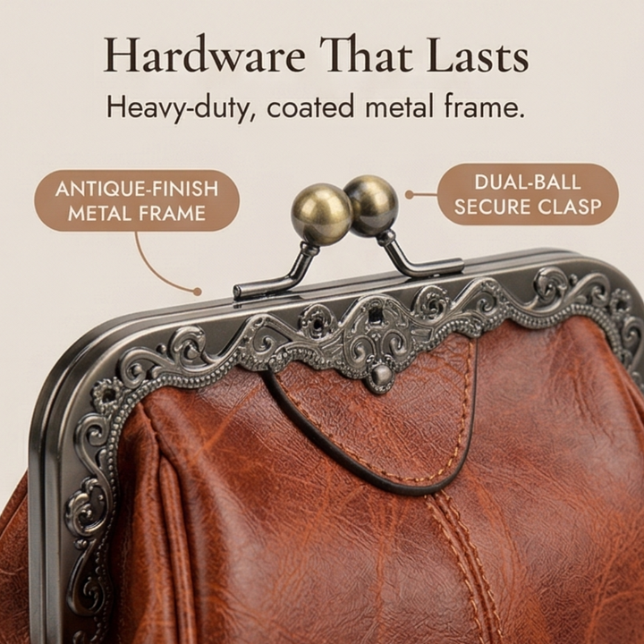 Bellora Vintage Kiss Lock Handbag - Elena Harper